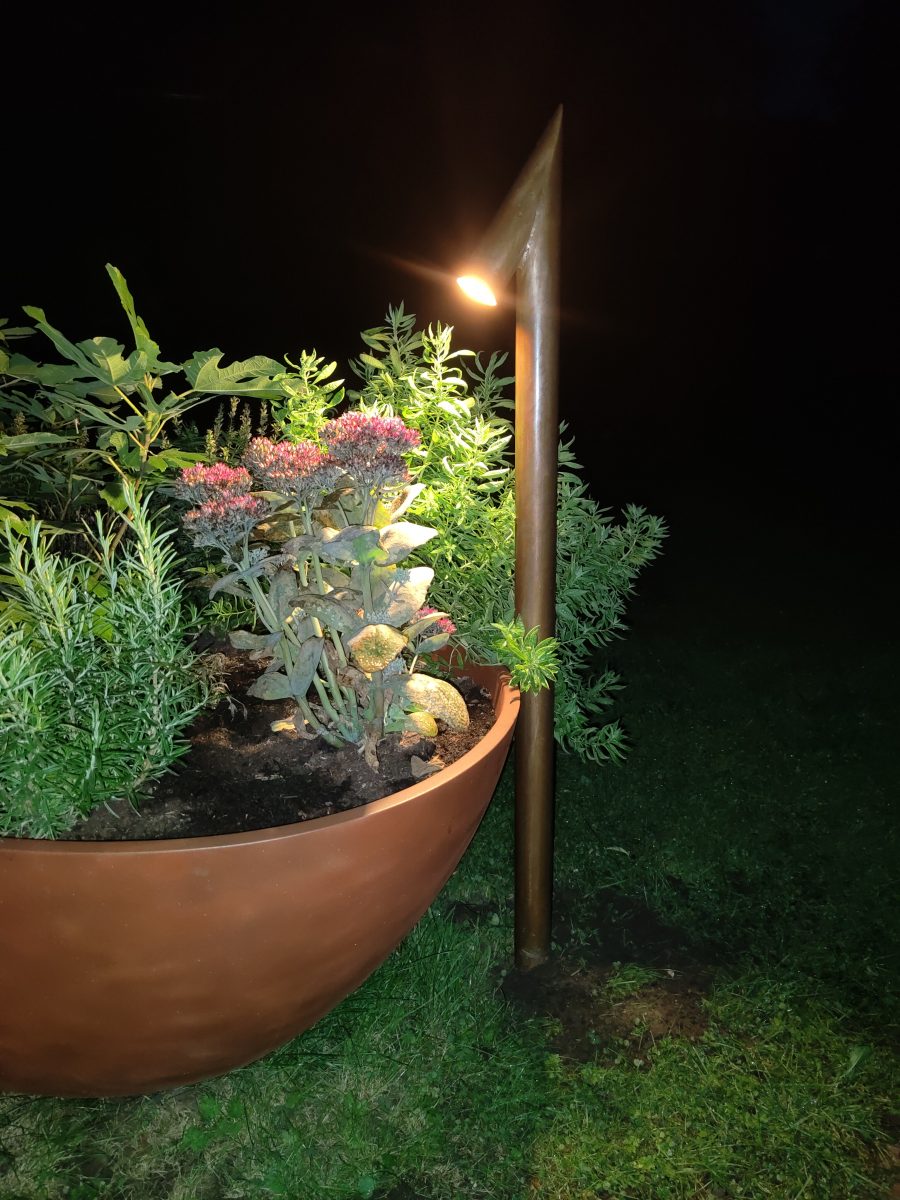 Buitenlamp koper brussel tuinverlichting padverlichting tuinextra kaatsheuvel