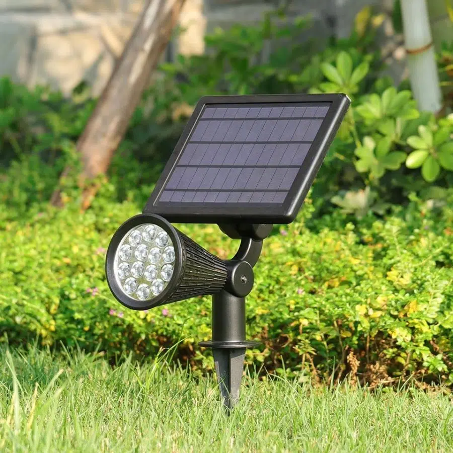 Prikspot pro plus 1200 lumen solar zonne-energie spot aanlichten boom draadloos tuinextra