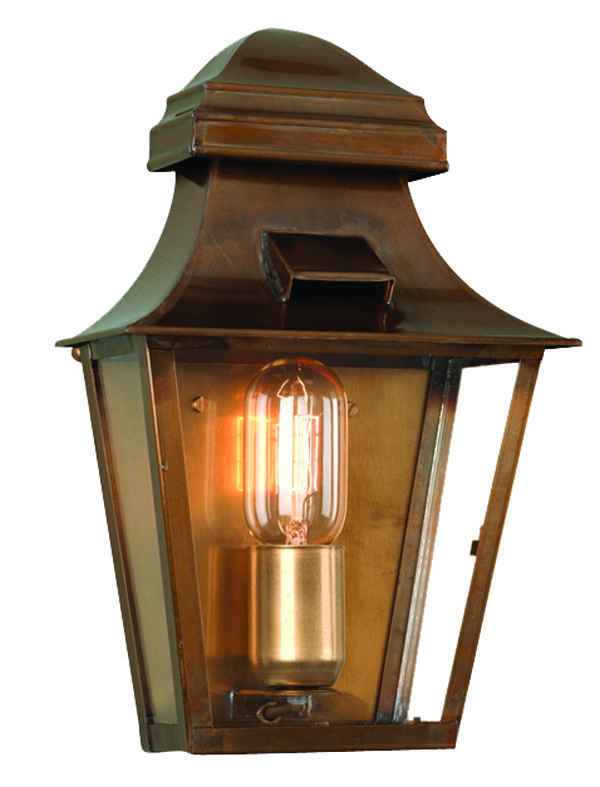 buitenlamp plat messing koper 4088 tuinextra old england