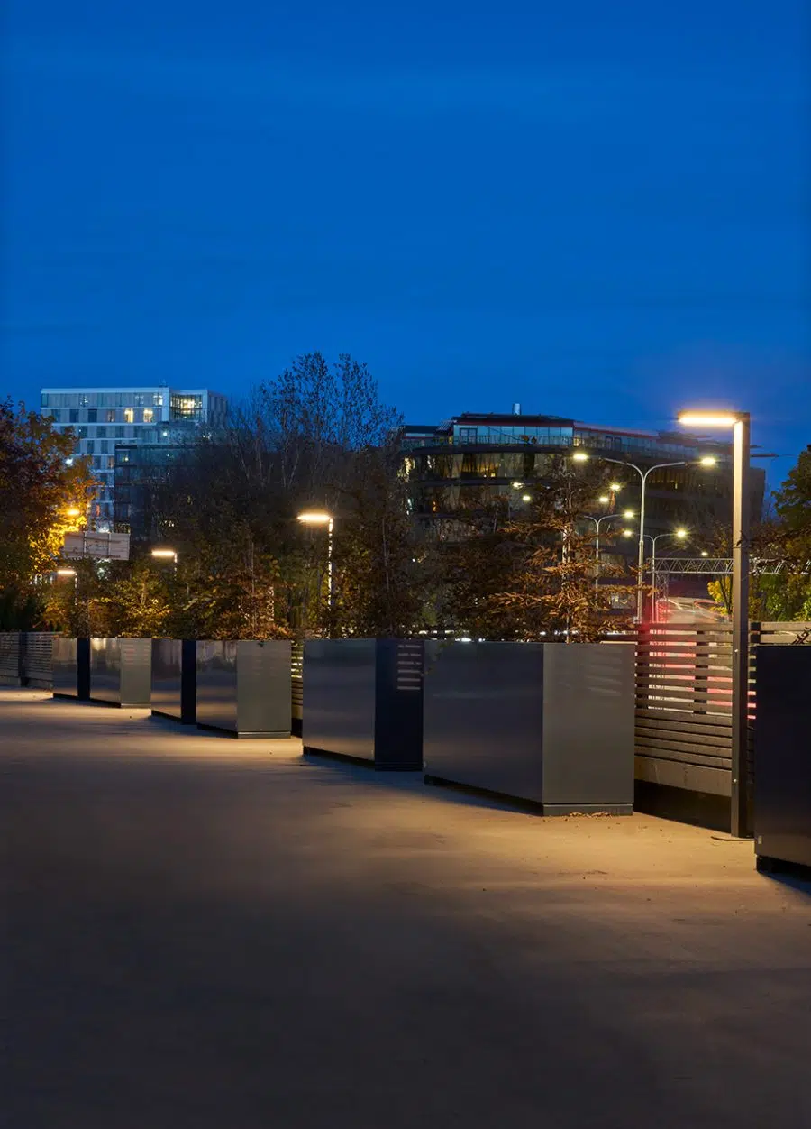 Asker norlys antraciet moderne lantaarnpaal tuinextra buitenverlichting