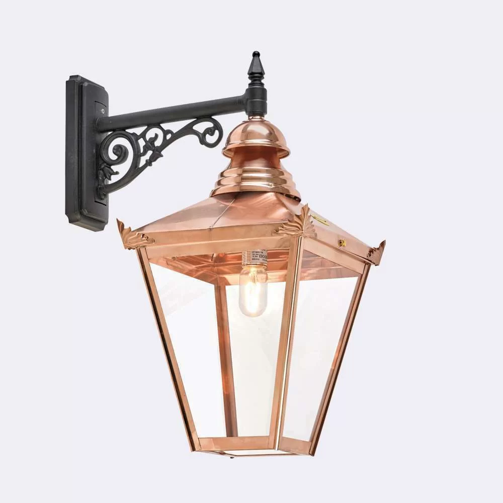 buitenlamp Chelsea groot Xl zwart koper norlys tuinextra buitenverlichting 964CO