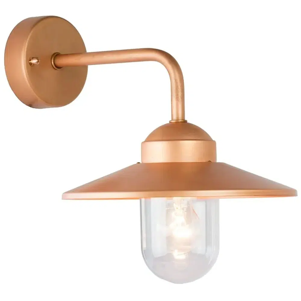 Vansbro selva 1356 franssen buitenlamp stallamp haaks koper