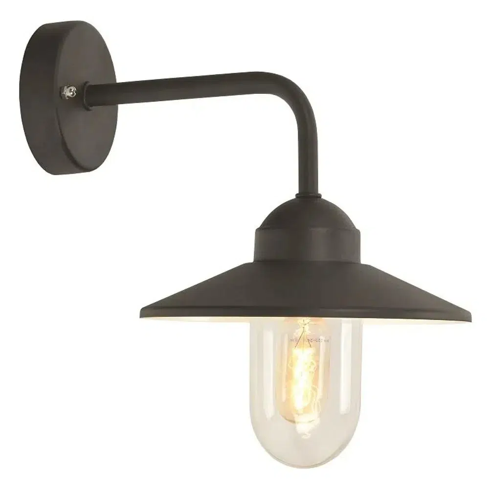 Vansbro selva 1355 franssen buitenlamp stallamp haaks zwart