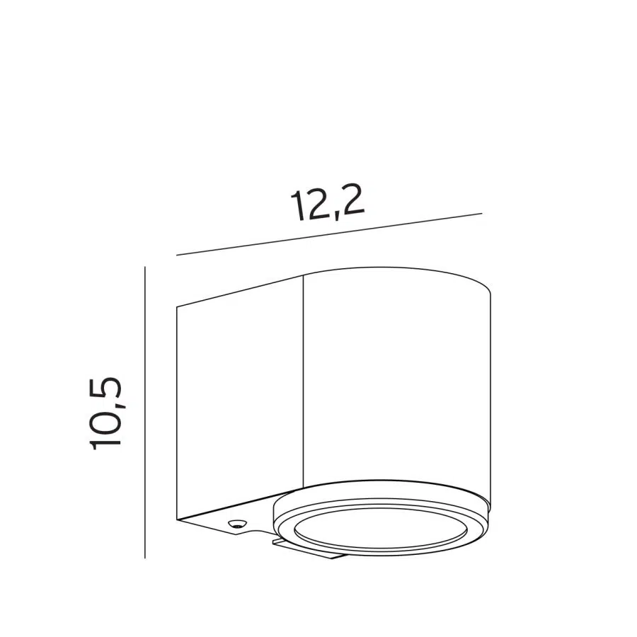 Mandal norlys franssen afmetingen downlight buitenlamp gu10