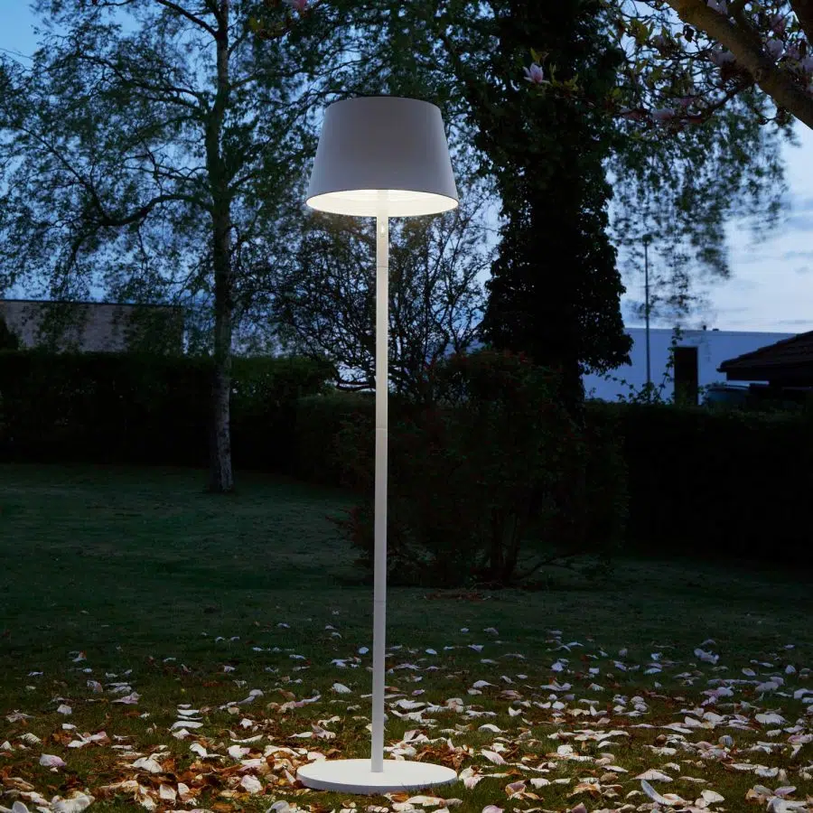 Modi Floor terraslamp schemerlamp led buiten oplaadbaar Loom Design TuinExtra kaatsheuvel buitenlamp wit