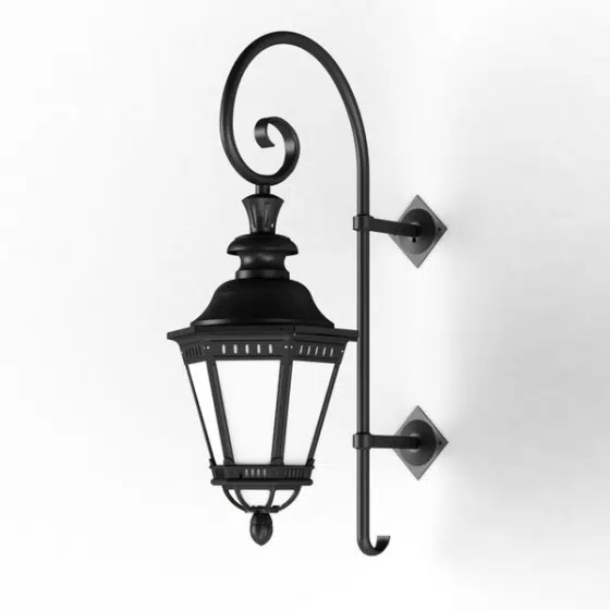 Citadelle model 3 wandlamp zwart koper zeskant roger pradier tuinextra exclusieve buitenlamp kaatsheuvel