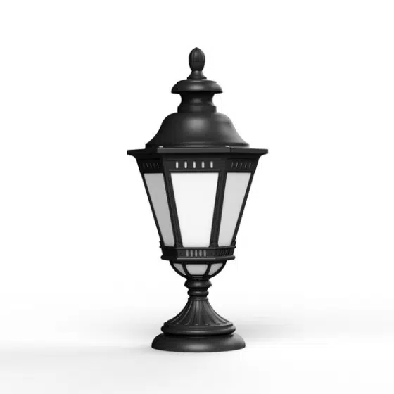 Citadelle model sokkellamp zwart zeskant roger pradier tuinextra exclusieve buitenlamp kaatsheuvel