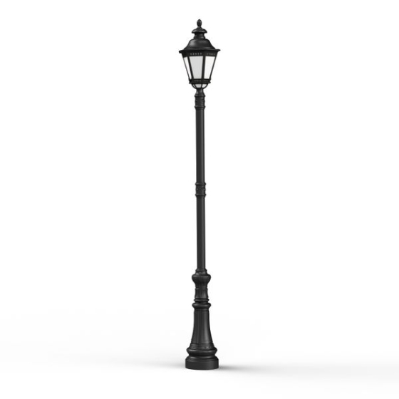 Citadelle model 5 lantaarnpaal zwart zeskant roger pradier tuinextra exclusieve buitenlamp kaatsheuvel