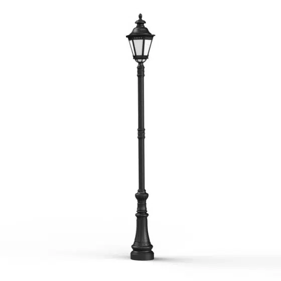 Citadelle model 5 lantaarnpaal zwart zeskant roger pradier tuinextra exclusieve buitenlamp kaatsheuvel