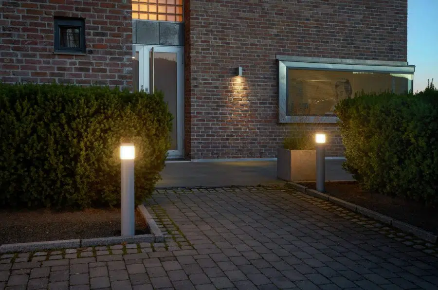 Lillesand norlys verlichting buitenlamp 85 cm zilvergrijs tuinextra