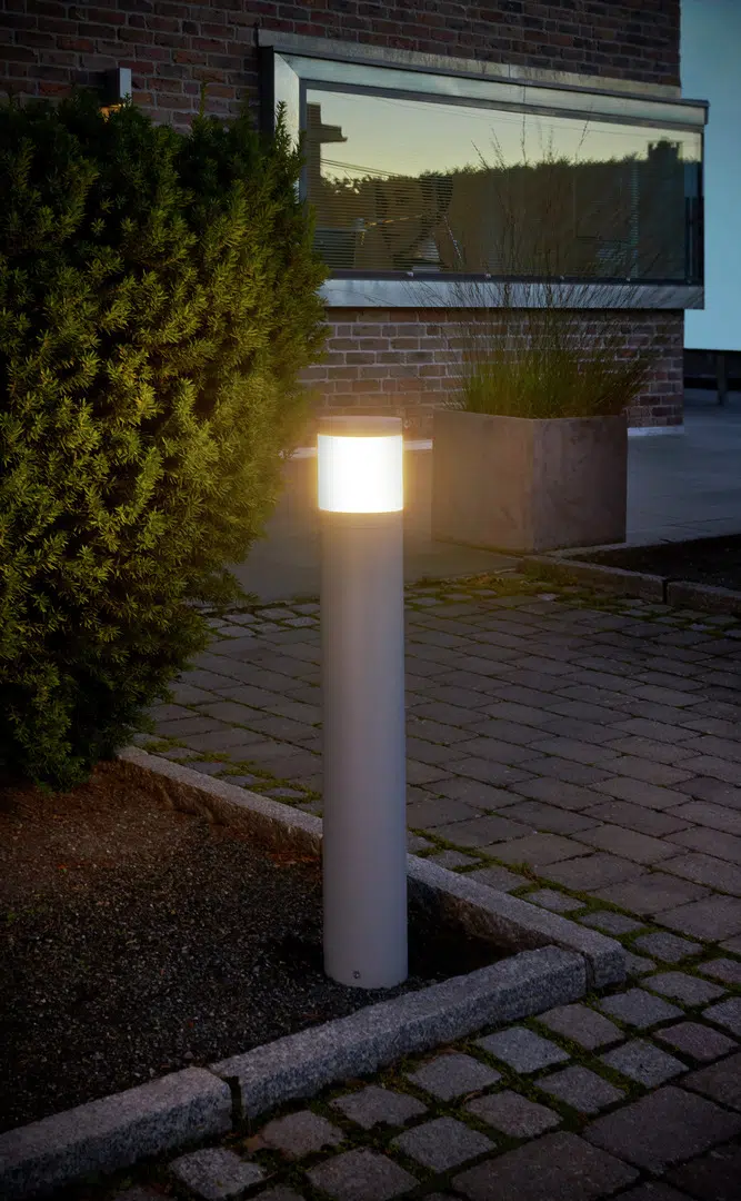 Lillesand norlys verlichting buitenlamp 85 cm zilvergrijs tuinextra