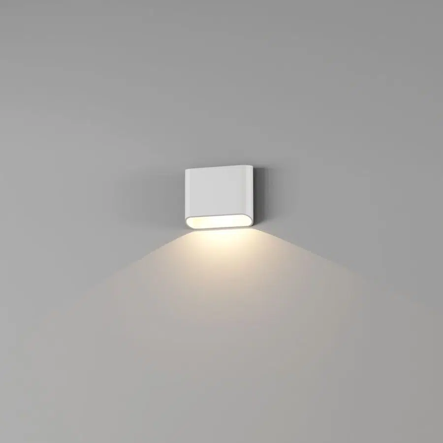 Buitenlamp Diaz S enkel downlight wandlamp led wit tuinextra